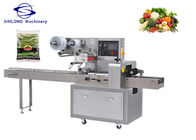 Φυτική μηχανή συσκευασίας μαξιλαριών φρούτων ροής για το πιπέρι πατατών μανιταριών