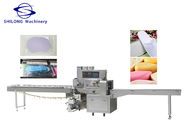 Μηχανή συσκευασίας μαξιλαριών ροής πλαστικών τσαντών σαπουνιών σοκολάτας 50/60HZ 2.8KW
