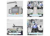 Επίπεδο PLC 50Hz μηχανών μαρκαρίσματος αυτοκόλλητων ετικεττών μπουκαλιών διπλό δευτερεύον