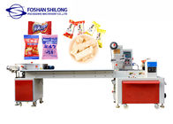 Οριζόντια μηχανή συσκευασίας Shilong λαχανικών τροφίμων για το ψωμί καραμελών γαντιών